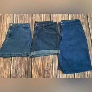 Lot/Bundle 14(W) Womens shorts. Good used condition Measurements are approximate